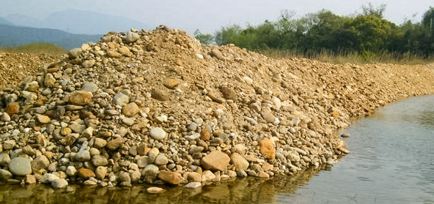 河卵石