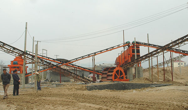 四川广元河卵石制砂生产线